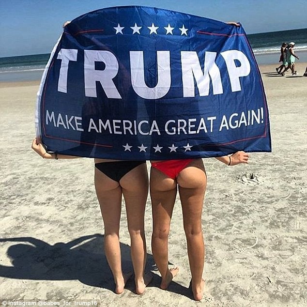 Dàn hotgirl khoe thân gợi cảm ủng hộ “tổng thống” Trump ảnh 9