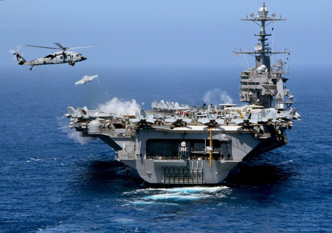 20 bức ảnh bằng vạn lời nói về uy lực của tàu sân bay Mỹ ảnh 9