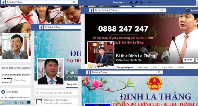 Các tài khoản Facebook Đinh La Thăng đều là giả mạo ảnh 1