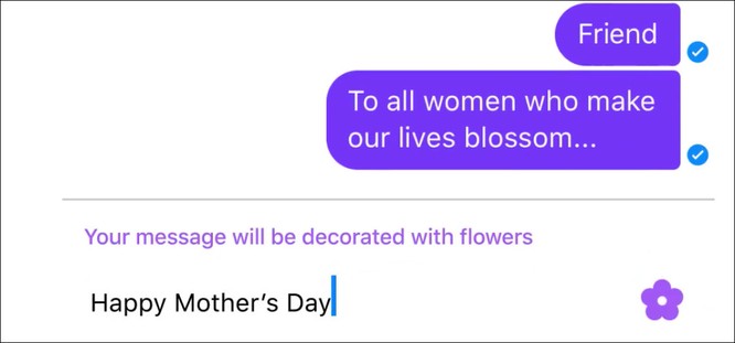 Video: Facebook thêm bông hoa mừng 'Ngày của Mẹ' ảnh 1