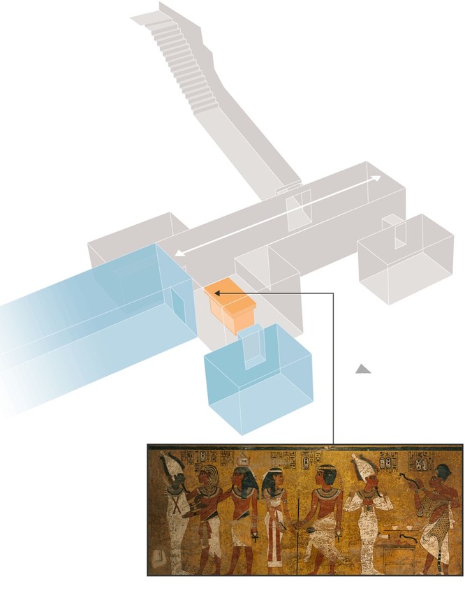 Cận cảnh căn phòng bí mật trong mộ Tutankhamun ảnh 6