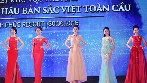 Ngắm dàn người đẹp trong đêm bán kết Hoa hậu Bản sắc Việt ảnh 5