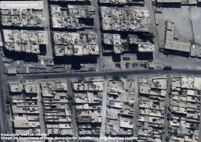 Chiến sự Syria: Tử địa Aleppo tan hoang nhìn từ vệ tinh ảnh 4