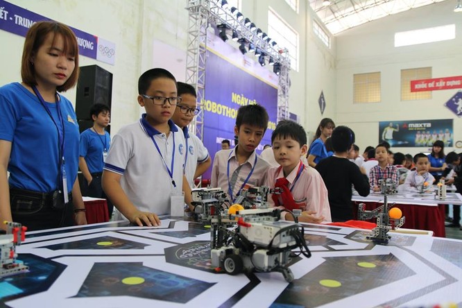 65 đội “kỹ sư robot” nhí giành vé dự thi quốc tế tại Malaysia ảnh 4
