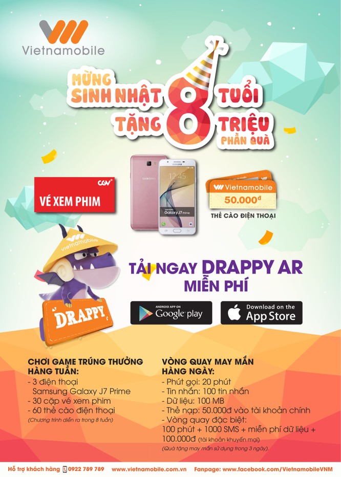 Vietnamobile chính thức ra mắt ứng dụng Drappy AR ảnh 1