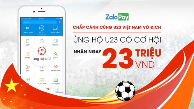 MoMo, Zalo Pay nhất loạt tổ chức hoạt động lì xì dành tặng U23 Việt Nam ảnh 2