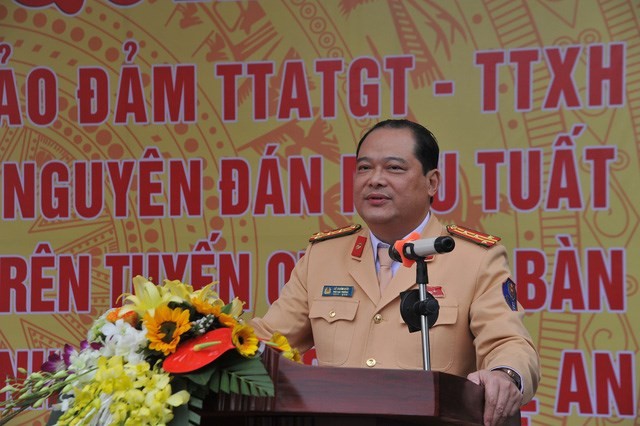 Đại tá Lê Xuân Đức, Phó Cục trưởng Cục CSGT. Ảnh: Cục CSGT