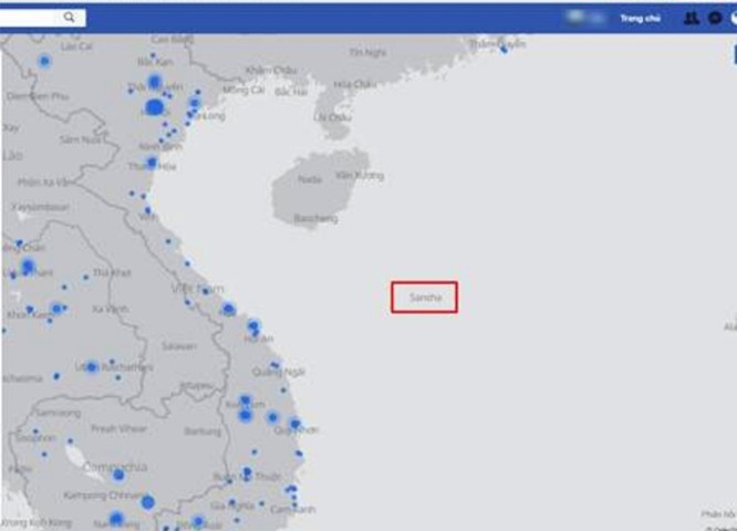 Facebook xác định sai lệch bản đồ quần đảo Trường Sa, Hoàng Sa ảnh 1