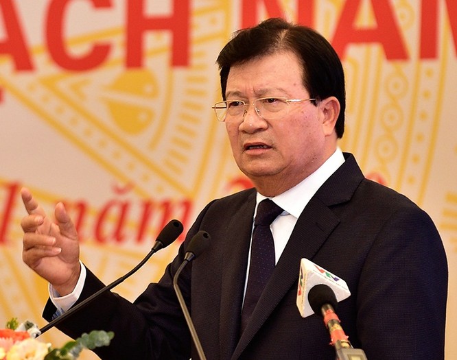 Phó Thủ tướng Trịnh Đình Dũng phát biểu tại Hội nghị. Ảnh: Thông tin Chính phủ