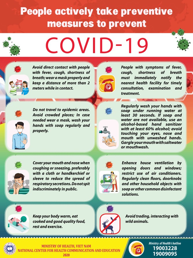 Bộ Y tế công bố tài liệu phòng dịch bằng tiếng Anh, kêu gọi người nước ngoài hợp tác chống COVID-19 ảnh 2