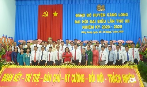 Ban chấp hành Đảng bộ huyện Càng Long nhiệm kỳ 2020 - 2025