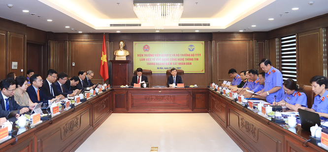 Bộ trưởng Nguyễn Mạnh Hùng: Phát triển ứng dụng thông minh để tránh sai sót trong điều tra, xét xử ảnh 2