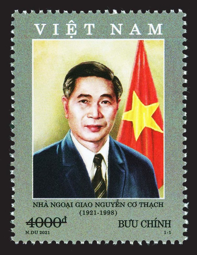 Phát hành bộ tem kỷ niệm 100 năm ngày sinh nhà ngoại giao Nguyễn Cơ Thạch ảnh 1
