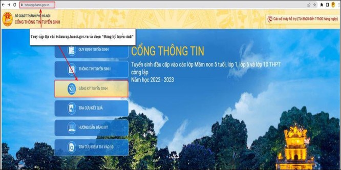 8 bước xác nhận nhập học trực tuyến vào lớp 10 THPT công lập tại Hà Nội ảnh 1