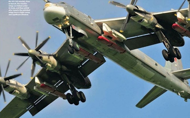 Máy bay ném bom chiến lược Nga vừa ào ạt phóng tên lửa hành trình Kh-101 trừng phạt phiến quân Syria sau sự kiện bao vây 29 quân cảnh Nga