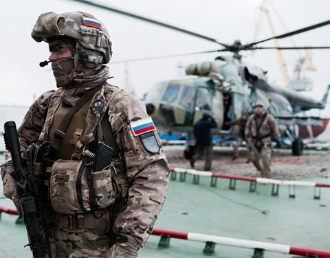 Lực lượng đặc nhiệm Nga nổi tiếng thiện chiến và dũng cảm chiến đấu tại Syria (ảnh: Business Insider)