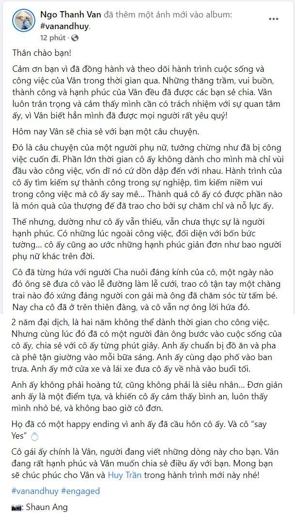 Hot: Ngô Thanh Vân "say yes" lời cầu hôn từ bạn trai kém 11 tuổi ảnh 1