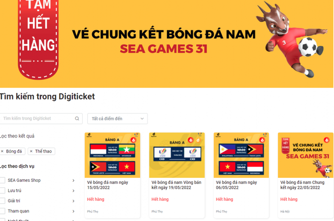 SEA Games 31: U23 Việt Nam chưa đá bán kết, vé xem trận chung kết đã cháy hàng ảnh 1