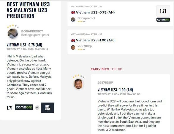 Các chuyên gia nhận định như thế nào về trận đấu giữa U23 Việt Nam - U23 Malaysia tối nay? ảnh 1