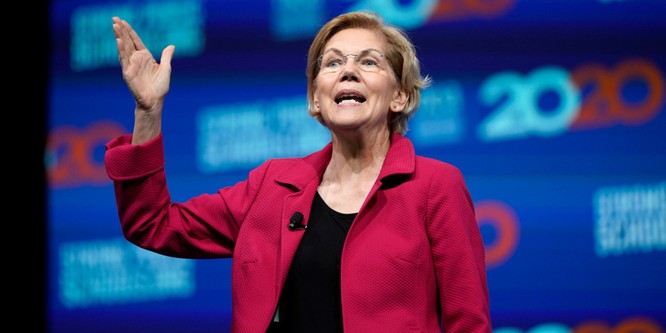 Bà Elizabeth Warren nhận được sự ủng hộ mạnh mẽ từ các cử tri tự do đảng Dân chủ (Ảnh: Business Insider) 