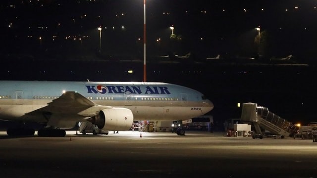Trừ hành khách người Israel, những người khác trên máy bay phải quay trở lại Hàn Quốc (Ảnh: Guancha)