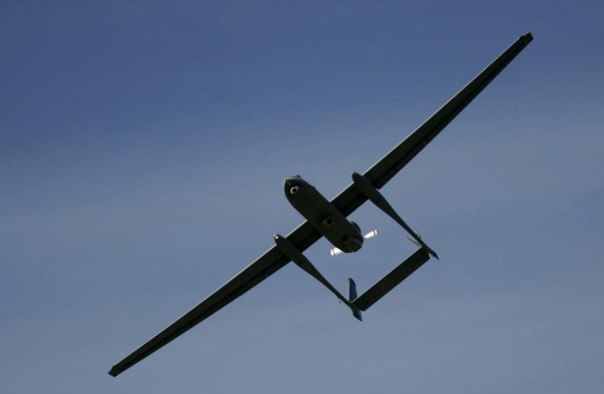 Mẫu drone Heron mà quân đội Ấn Độ sở hữu (Ảnh: AP)