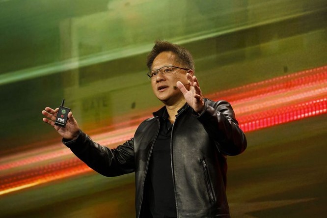 CEO Jensen Huang đóng góp không nhỏ cho sự thành công của Nvidia (Ảnh: Bloomberg)