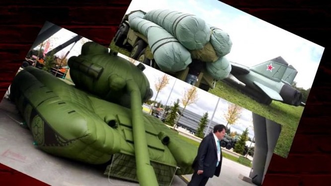 Mô hình bơm hơi - Vũ khí ngụy trang lợi hại của quân đội Nga ảnh 1