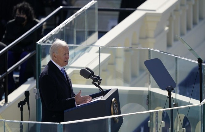 Ông Joe Biden tuyên thệ nhậm chức Tổng thống Mỹ ảnh 6