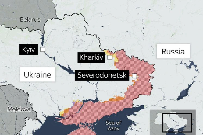 Lãnh đạo Chechnya tuyên bố Nga kiểm soát thêm thành phố miền Đông Ukraine ảnh 1