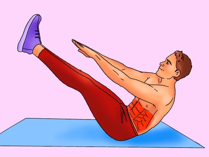 10 động tác tập bụng tại nhà để nam giới sở hữu thân hình “6 múi” ảnh 3