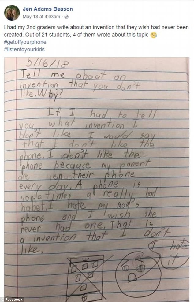 “Em ghét chiếc điện thoại”- bài văn của một học sinh lớp 2 khiến nhiều bậc cha mẹ suy ngẫm ảnh 1