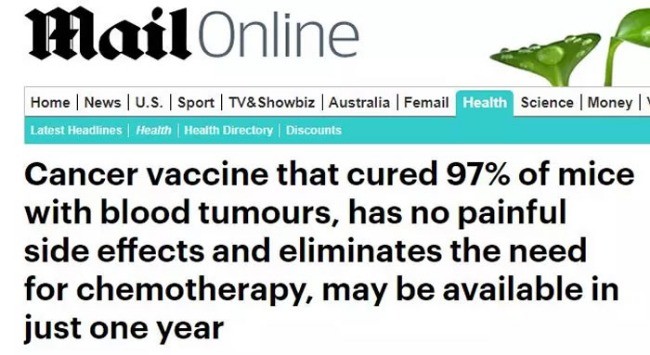 Mỹ đã nghiên cứu, bào chế thành công vaccine chống ung thư! ảnh 1