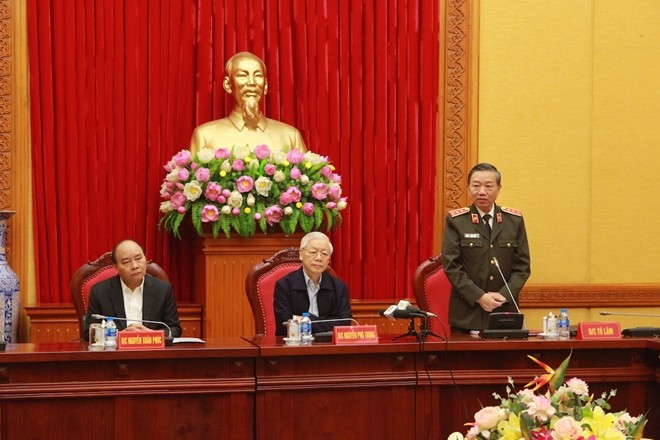 Tổng bí thư, Chủ tịch nước Nguyễn Phú Trọng: "CAND: Quân tinh, tướng mạnh, chủ động nêu gương, kỷ cương trách nhiệm“ ảnh 1