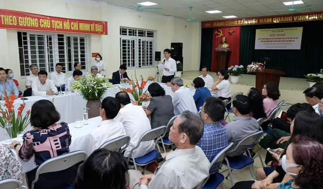 100% cử tri nhất trí giới thiệu Bộ trưởng Bộ Y tế Nguyễn Thanh Long ứng cử Đại biểu Quốc hội khoá XV ảnh 1
