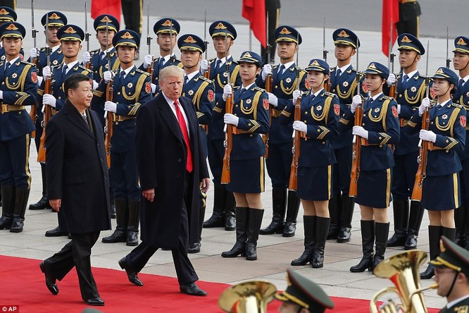 Trung Quốc trải thảm đỏ và ‘núi thỏa thuận’ 250 tỷ USD đón ông Trump ảnh 5