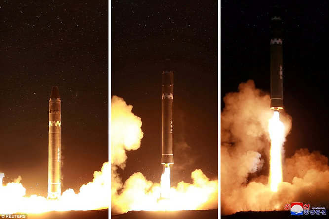 Triều Tiên phóng tên lửa ICBM: Ông Kim Jong un cười mãn nguyện, thế giới chấn động ảnh 5