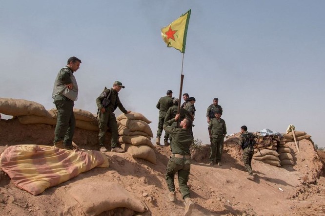 Lực lượng SDF tại miền bắc Syria.