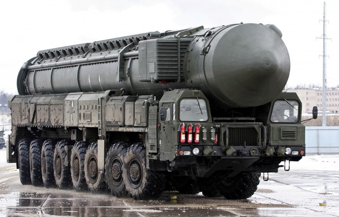 Tên lửa đạn đạo liên lục địa RS-28 Sarmat mới của Nga có thể bắn tới bất cứ đâu trên thế giới.