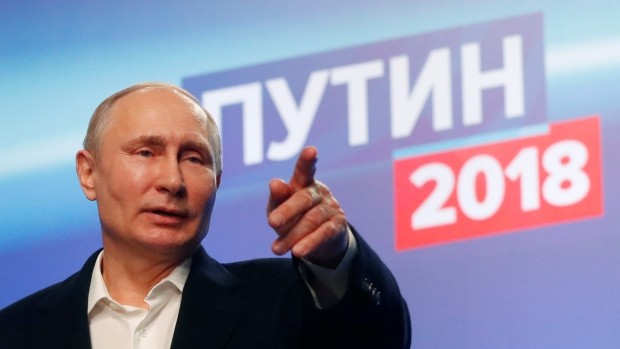 Tổng thống Nga Vladimir Putin đã tái đắc cử trong cuộc bầu cử tổng thống diễn ra vào ngày 18.3 vừa qua.