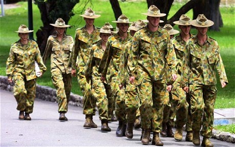 Quân đội Australia.