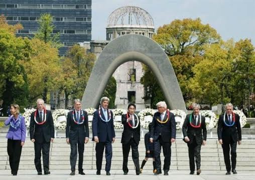 Trong thời gian tổ chức Hội nghị Ngoại trưởng G7 từ ngày 10 đến ngày 11/4/2016, Ngoại trưởng các nước G7 đã đến thăm Công viên kỷ niệm hòa bình Hiroshima.