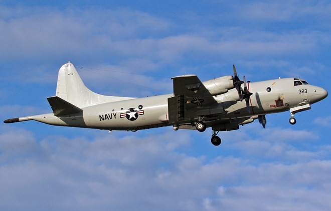 Máy bay trinh sát săn ngầm P3C Orion của Mỹ sản xuất.