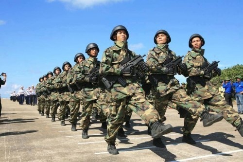 Hải quân đánh bộ Việt Nam tham gia duyệt binh ở Cam Ranh (ảnh minh họa)