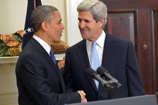 Tổng thống Hoa kỳ Barack Obama và Ngoại trưởng John Kerry.