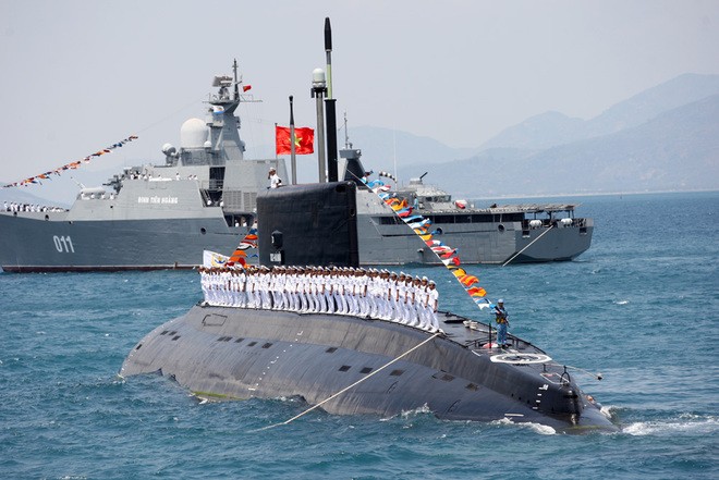 Tàu ngầm Kilo của Hải quân Việt Nam.