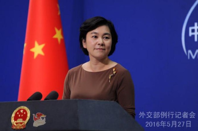 Hoa Xuân Oánh - phát ngôn viên Bộ Ngoại giao Trung Quốc.