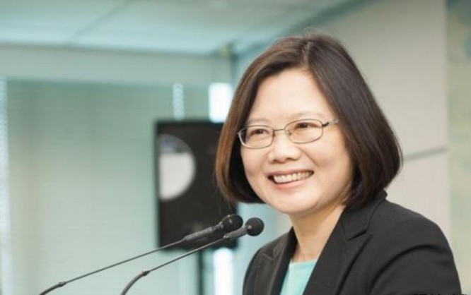 Nhà lãnh đạo mới đắc cử Đài Loan, bà Thái Anh Văn. Nguồn ảnh: VOA.
