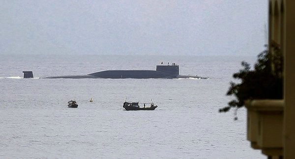 Tàu ngầm hạt nhân chiến lược mới phiên bản cải tiến Type 094, Hải quân Trung Quốc. Ảnh: Thời báo Hoàn Cầu.