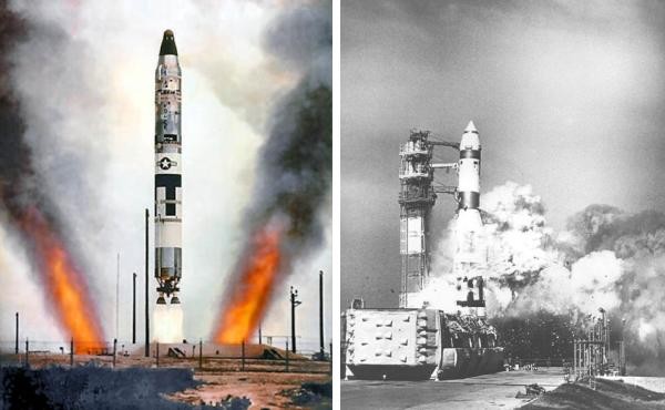Thử nghiệm tên lửa đạn đạo có khả năng mang vũ khí hạt nhân của Mỹ trong quá khứ. (ảnh tư liệu)